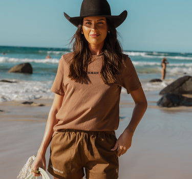 Womens Classic T-Shirt - Brown