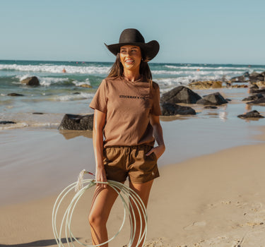 Womens Classic T-Shirt - Brown