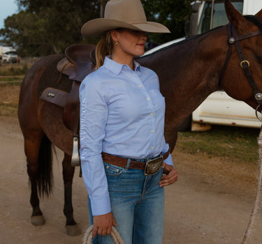 Women's Pro Series Arena Shirt - Blue Stripe