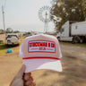 Rose and Red Trucker Cap - STOCKMAN N CO