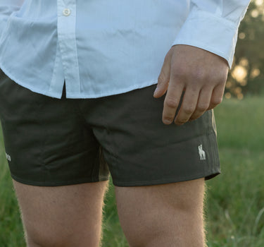 Men's Rugby shorts - Army Green