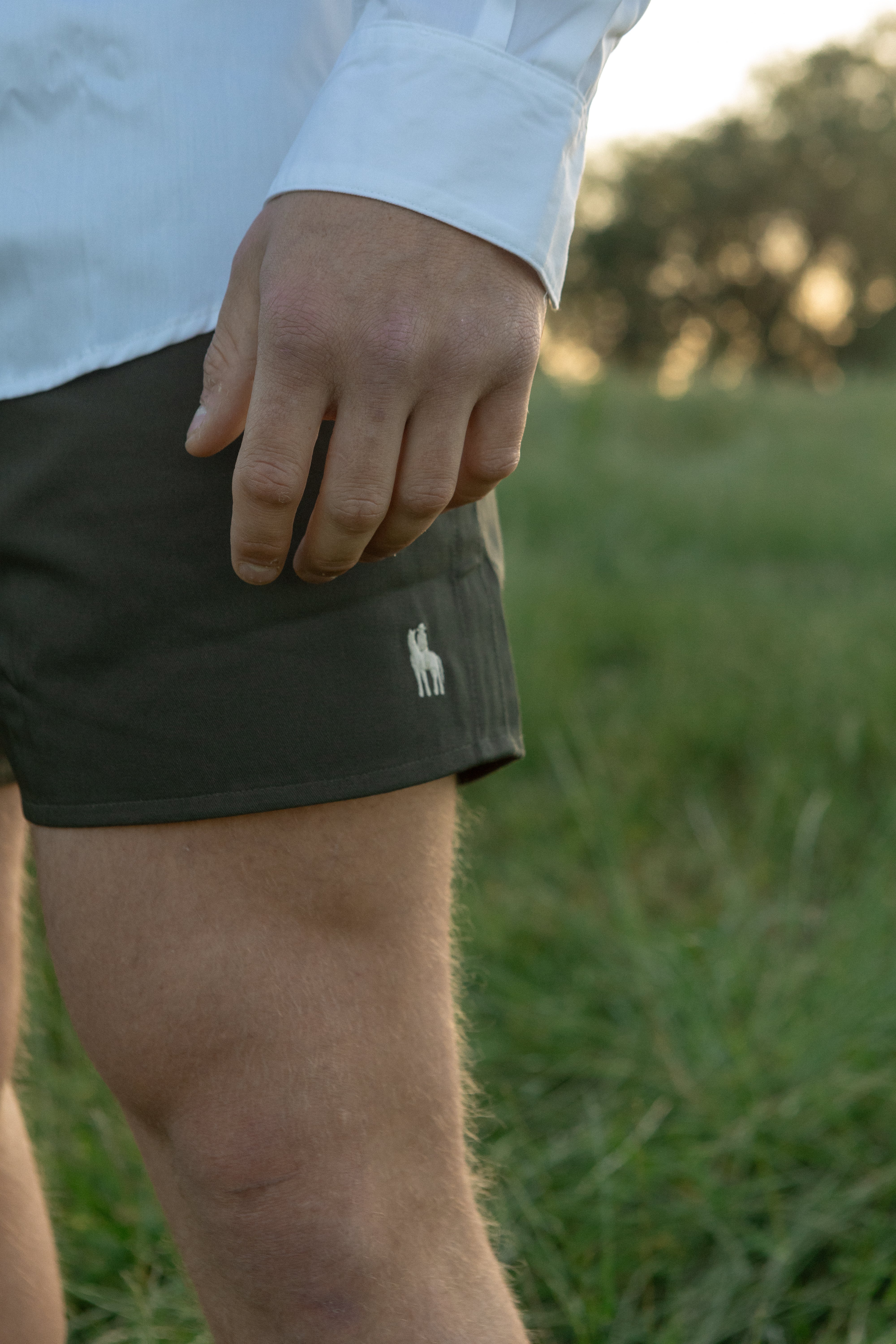 Men's Rugby shorts - Army Green