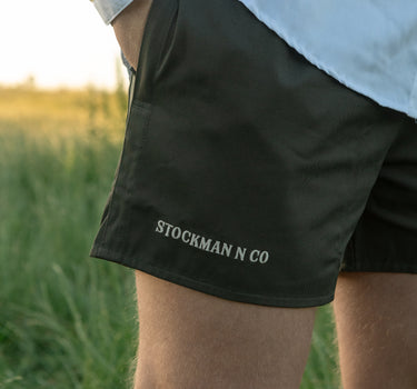 Men's Rugby shorts - Army Green