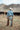 Gold Buckle Series Mens Arena Shirt - Green & Navy Stripe - STOCKMAN N CO