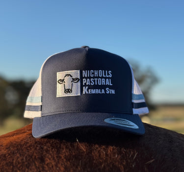 Kembla Station Navy/White Trucker Cap