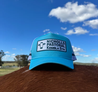 Kembla Station Cobalt Blue Trucker Cap