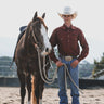 Mens Dunedoo Embroidered Half Button Workshirts - STOCKMAN N CO