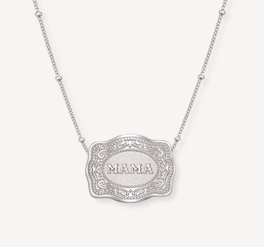 Spurwest Mini Belt Buckle Necklace (Mama) - STOCKMAN N CO